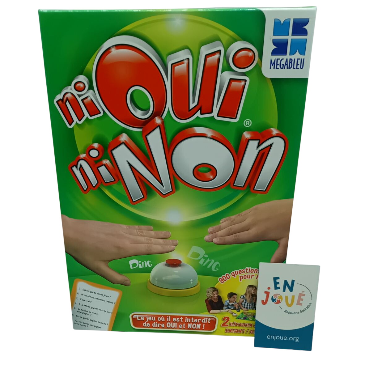 Acheter Jeu de société - Ni Oui ni Non - Megableu - A partir de 7 ans. Très bon état - 10,00 € Jeu de société - Ni Oui ni Non - Megableu - A partir de 7 ans. Très bon état - reconditionné disponible sur Label Emmaüs